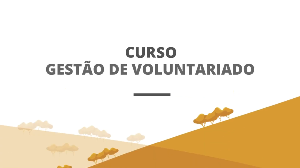 Curso Gestão de Voluntariado